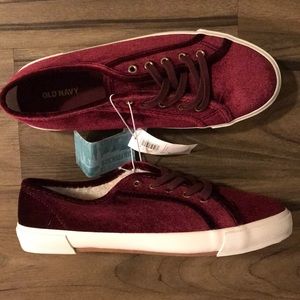Old Navy Velvet Sneakers